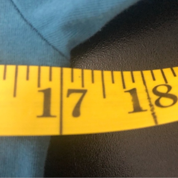 MODODOC Tunic M Teal Cowl Neck Long Sleeves Pockets Slouchy Pockets - Picture 7 of 7